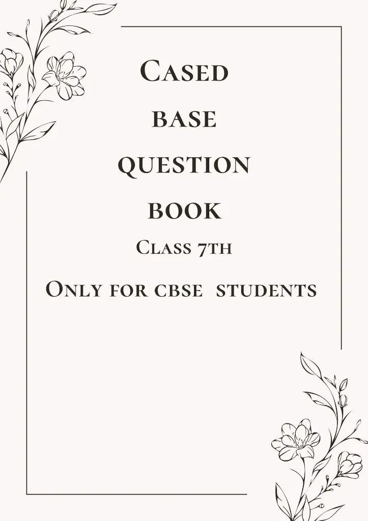 Cased base question book (only for CBSE)