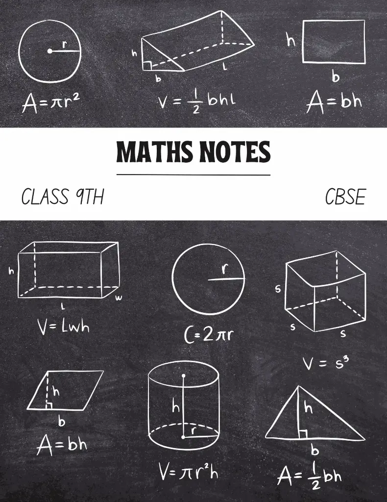 Maths notes (CBSE) class 9th