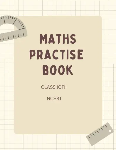 Practise book (Maths) (NCERT) Class 10th